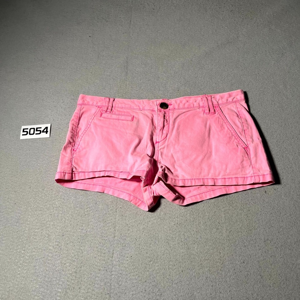 Express Chino Shorts Womens 6 Pink Denim Cotton Flat Front Streetwear Outdoor